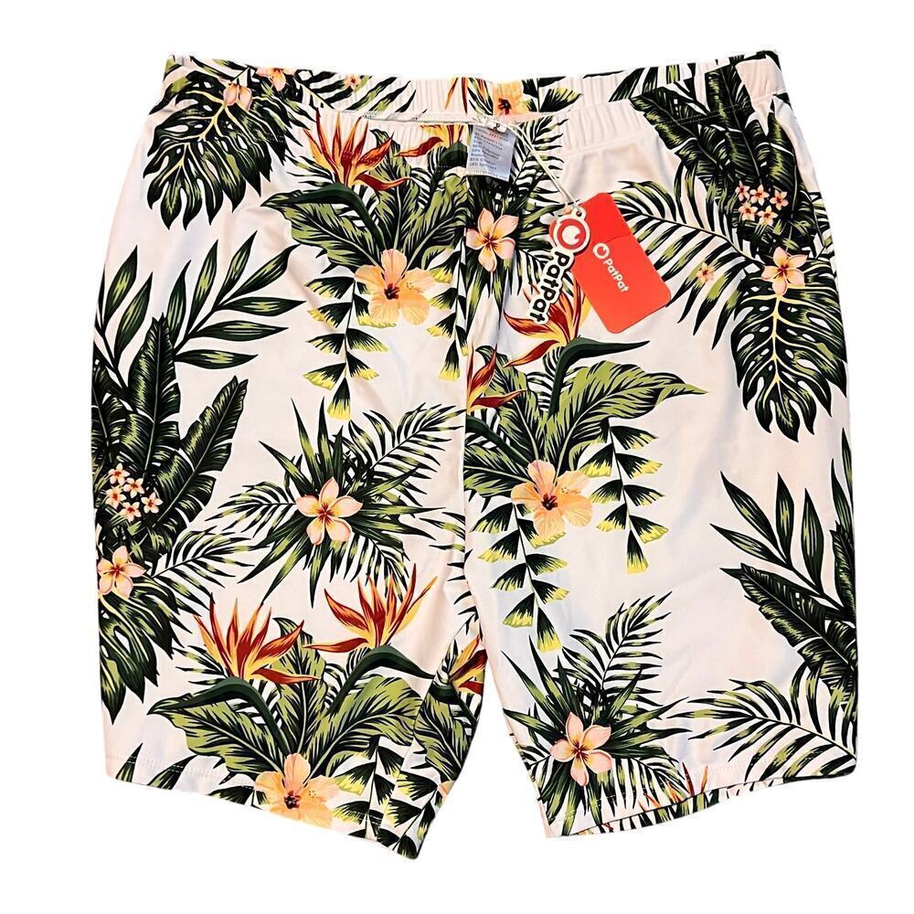 PatPat Tropical Floral Men's Short/Swimsuit.  Size XXL